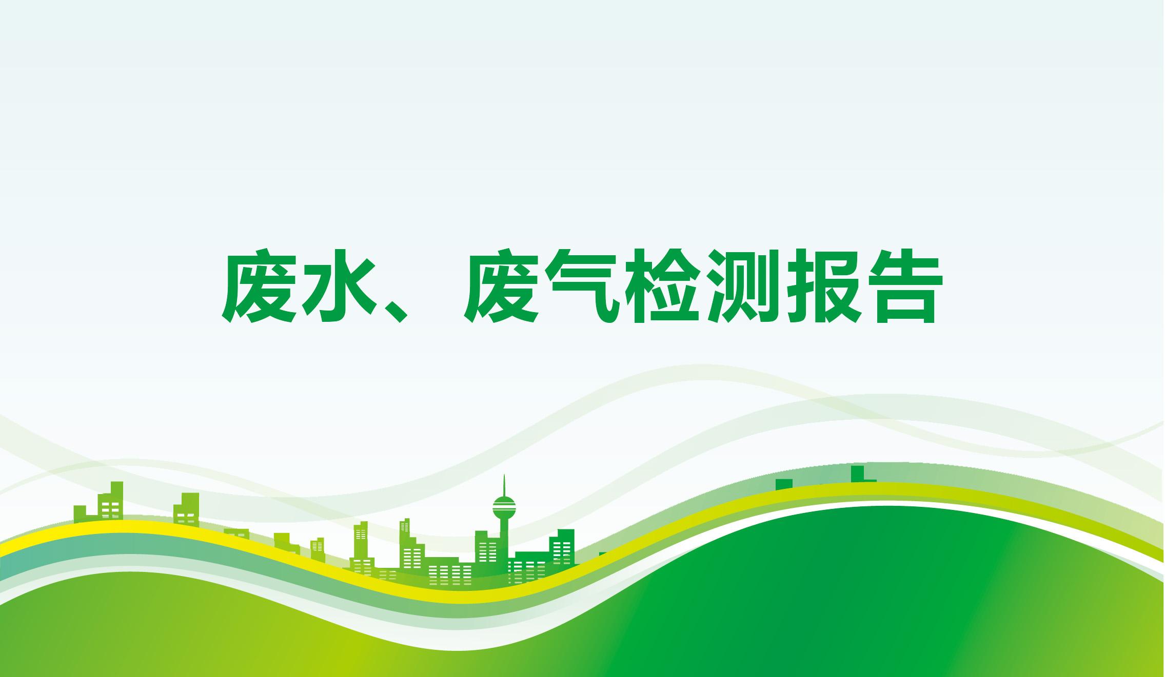 废水、废气检测报告-海一